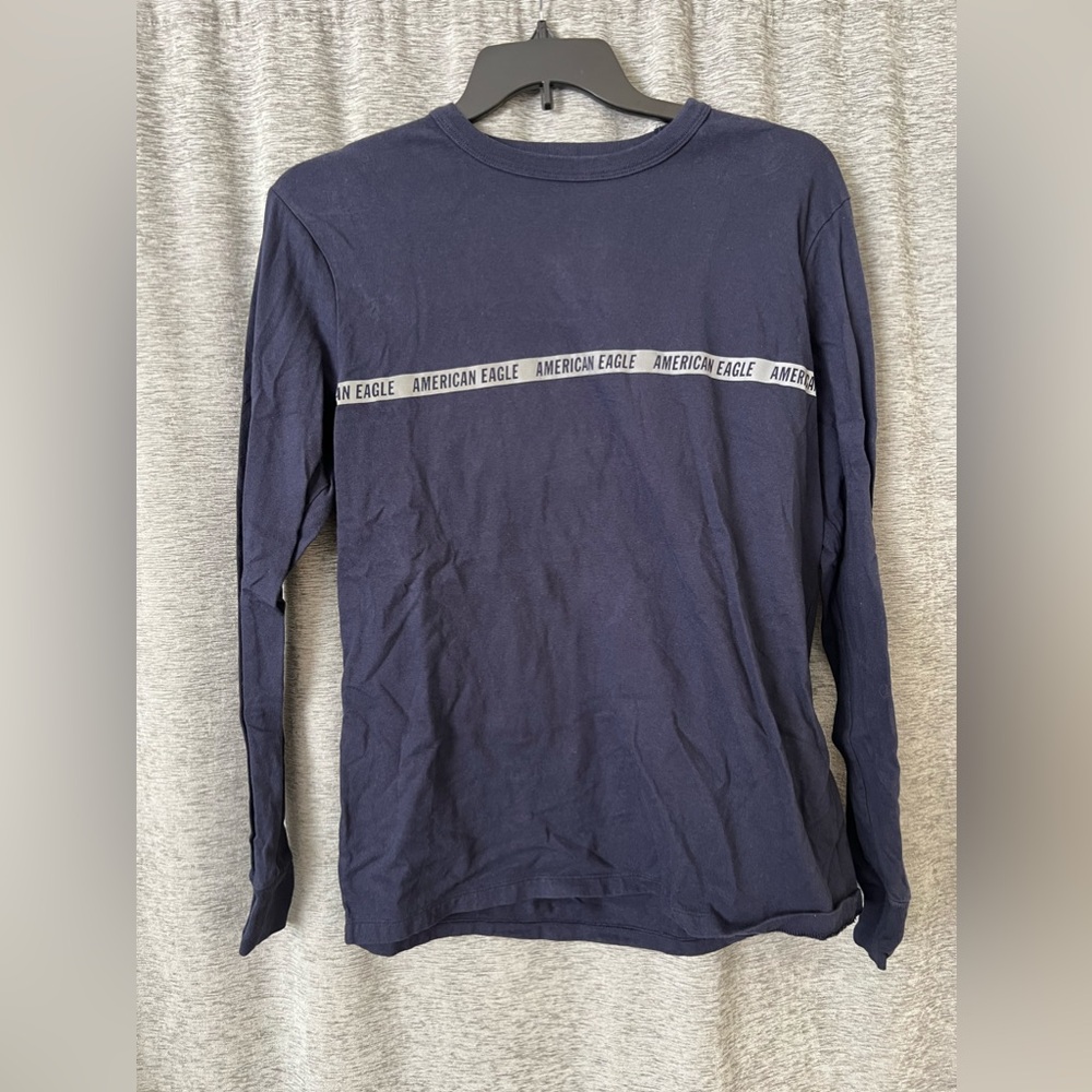 American Eagle - Men’s AE Dark Blue Long Sleeve